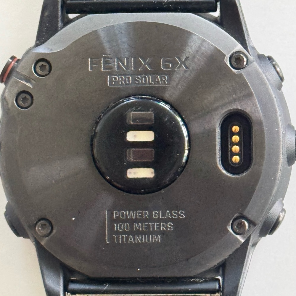 Garmin Fenix 6X Pro Solar Smartwatch - Black and Green - Picture 4 of 4